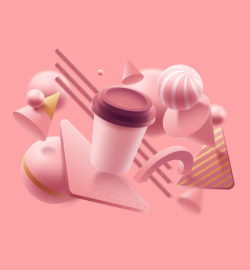 Landing Page Coffee 3D